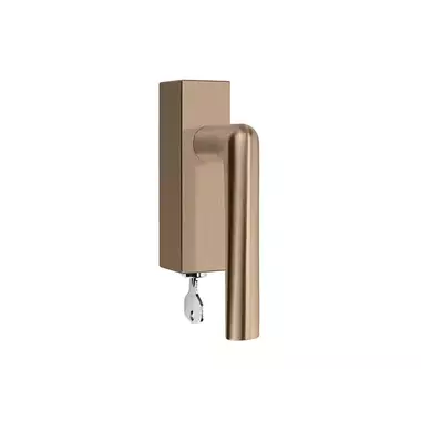Draaikiep raamkruk Rechts PVD licht brons Inc Piet Boon PBI100-DKLOCK